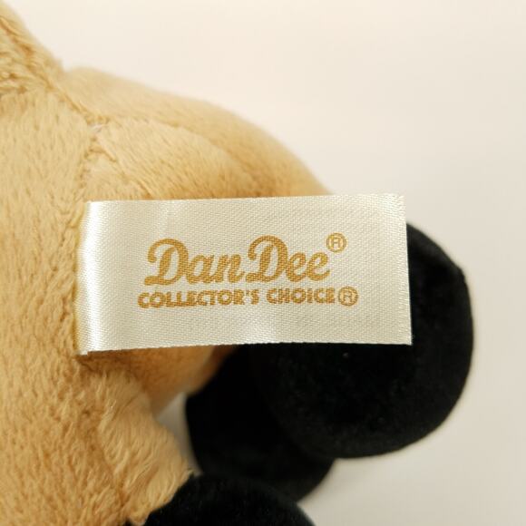 Dan Dee Tan Pug Dog Puppy Plush Santa Hat Scarf Stuffed Animal Toy 2015 - Picture 6 of 8